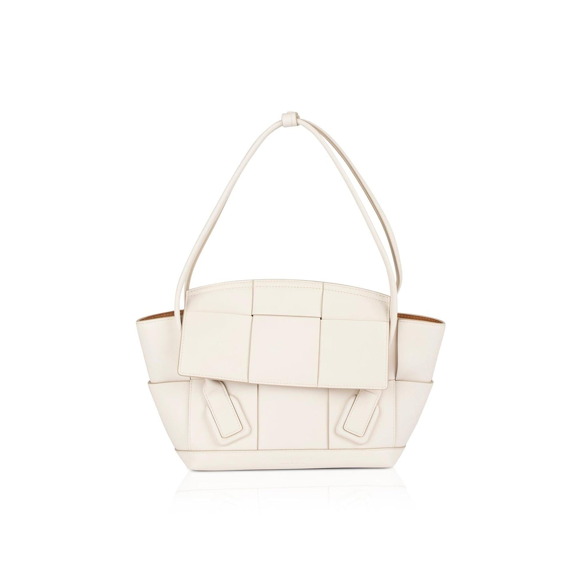 Bottega Veneta Maxi Intrecciato Arco Bag Leather Small Travel Bag