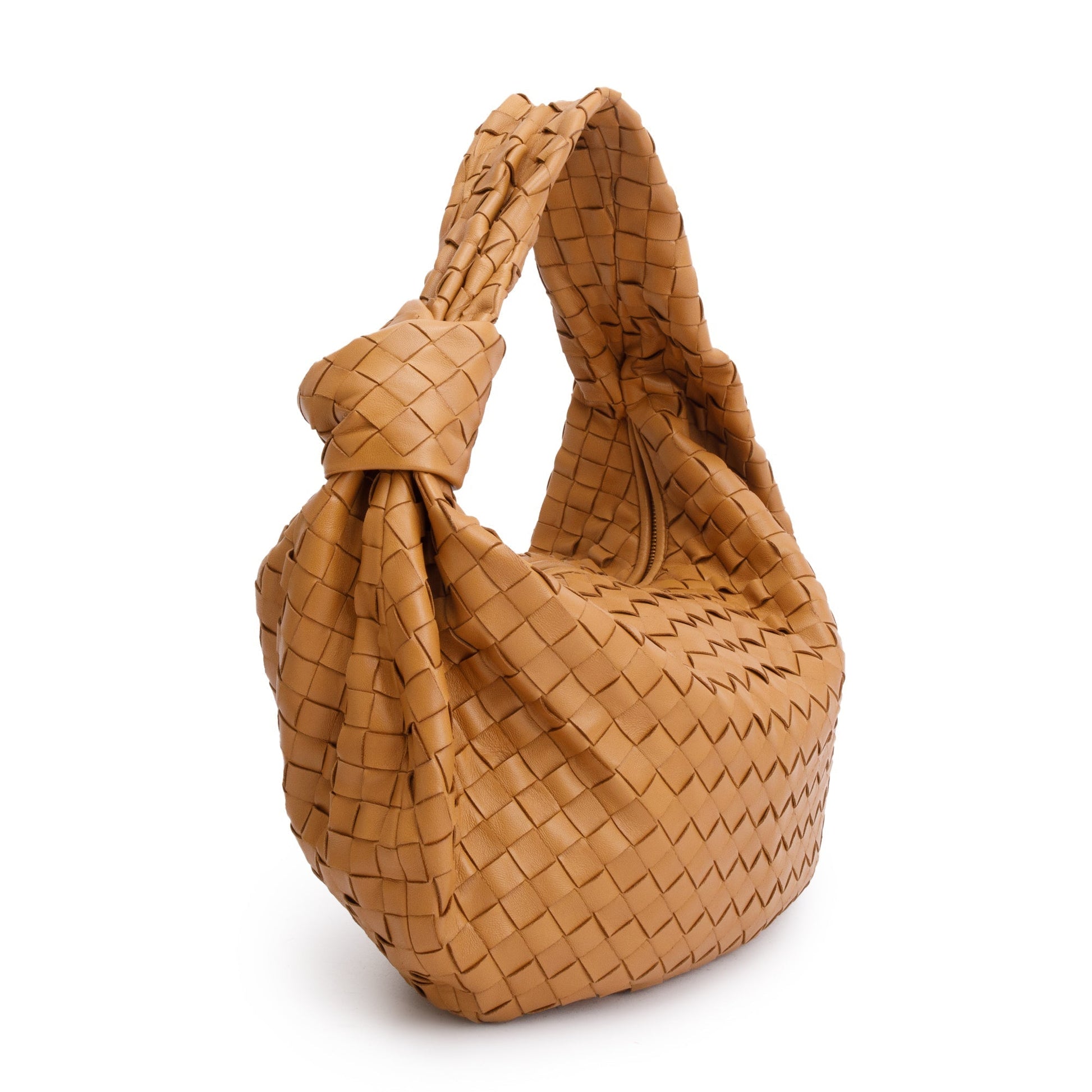 Bottega Veneta Intrecciato Jodie Bag Leather Tan Travel Bag