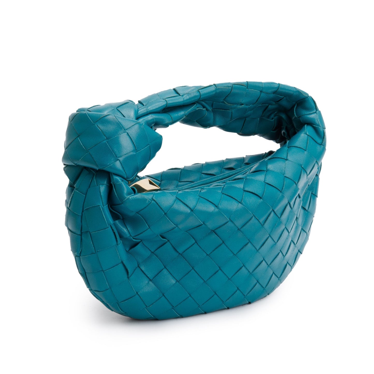 Bottega Veneta Turquoise Intrecciato Jodie Bag Leather Mini Travel Bag