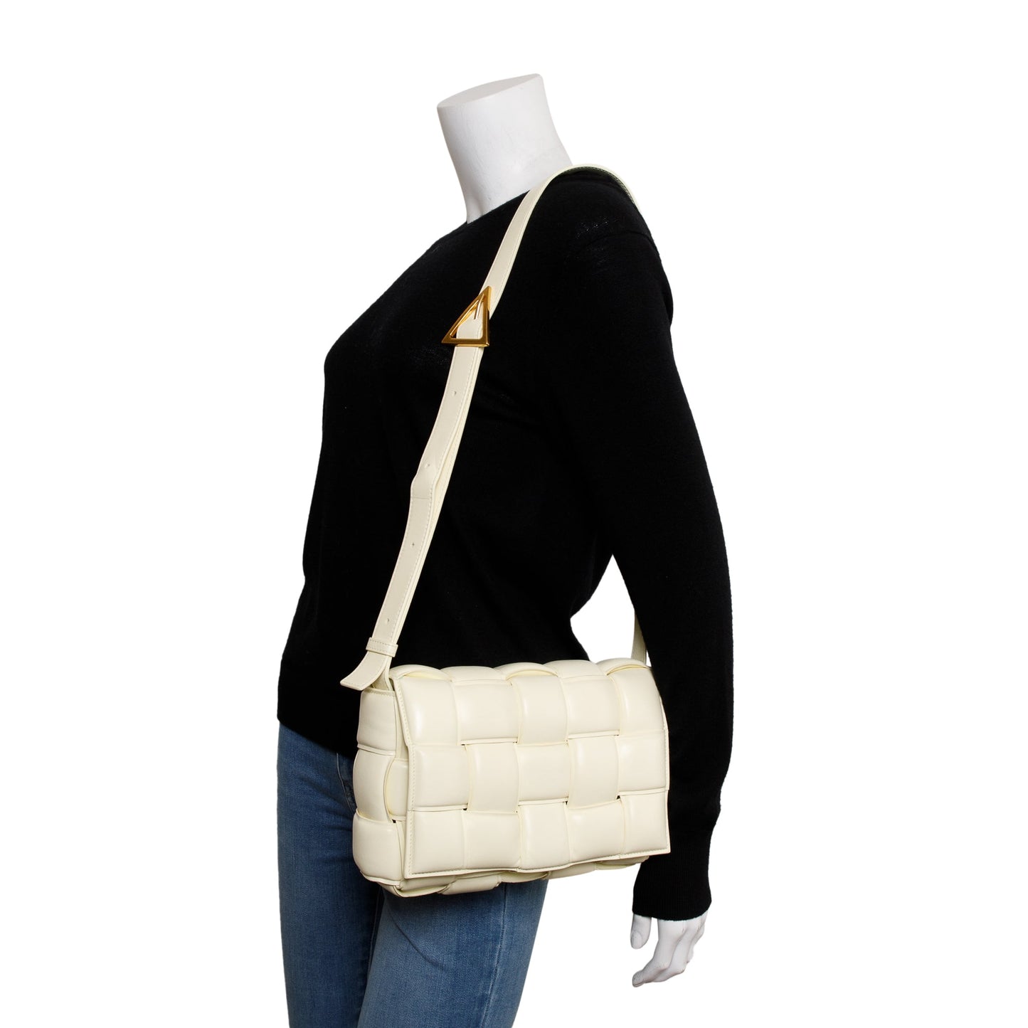 Bottega Veneta Yellow Nappa Intrecciato Padded Cassette Bag Travel Bag