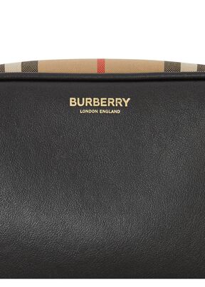 Burberry Half Cube Bag Leather Crossbody Bag