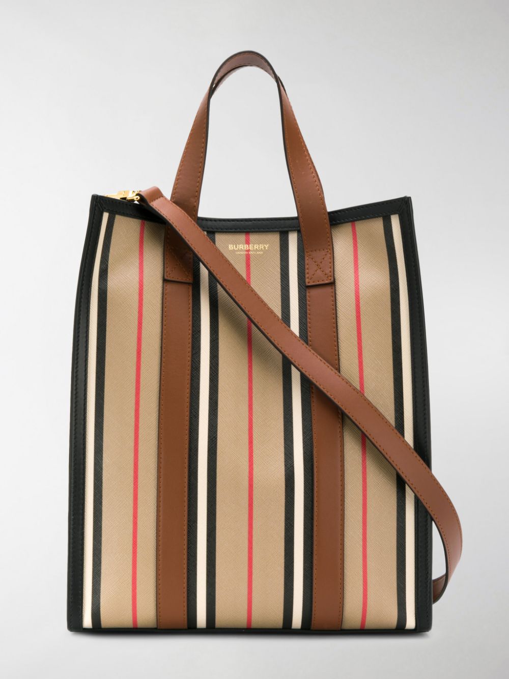 Burberry Icon Stripe Tote Bag