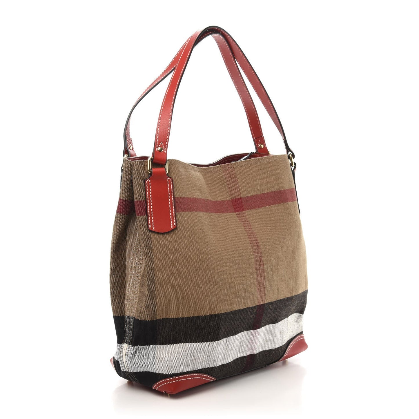 Burberry Mega Check Hobo Bag Medium