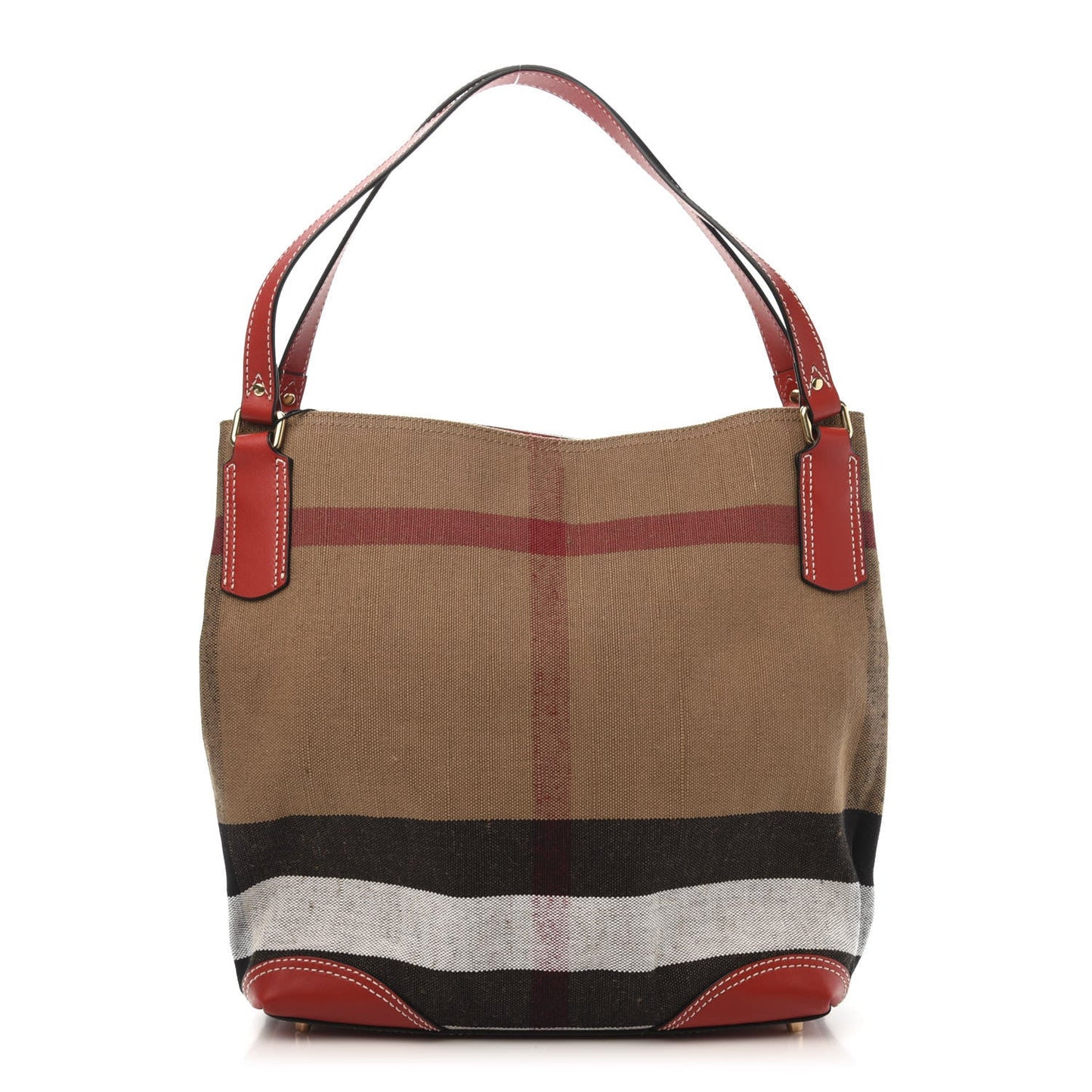 Burberry Mega Check Hobo Bag Medium