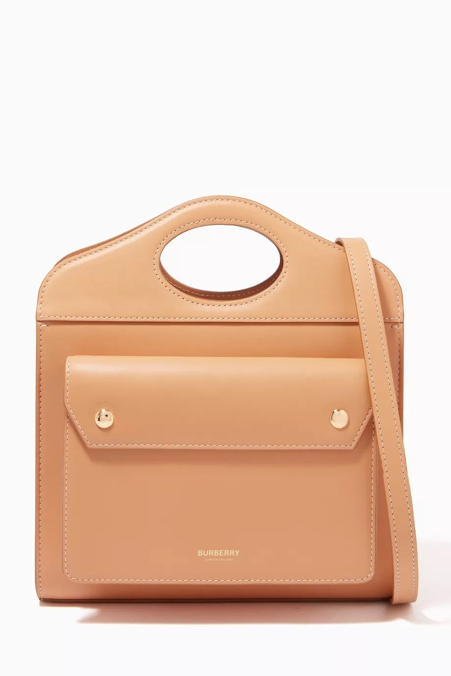 Burberry Pocket 2Way Bag Leather Mini Crossbody Bag