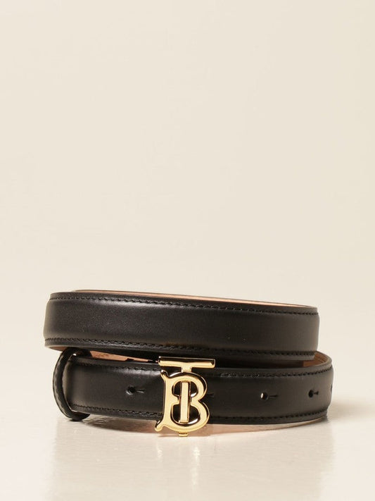 Burberry Tb Calf Belt Handbag Leather Calf Leather