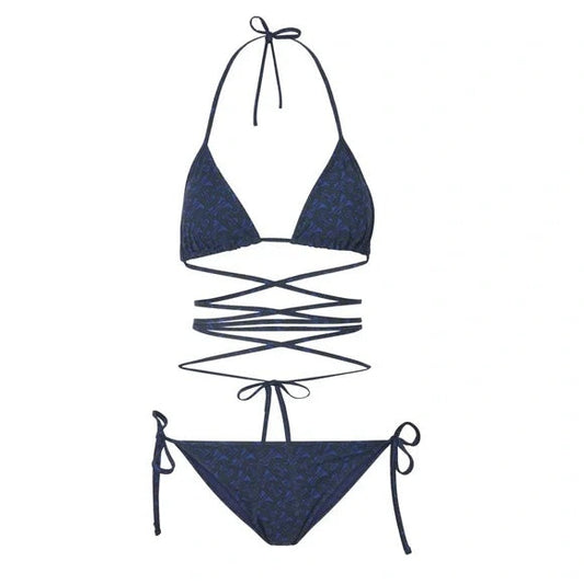Burberry Tb Two Piece Bikini Handbag Travel Bag