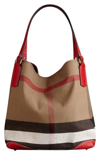 Burberry Mega Check Hobo Bag Medium