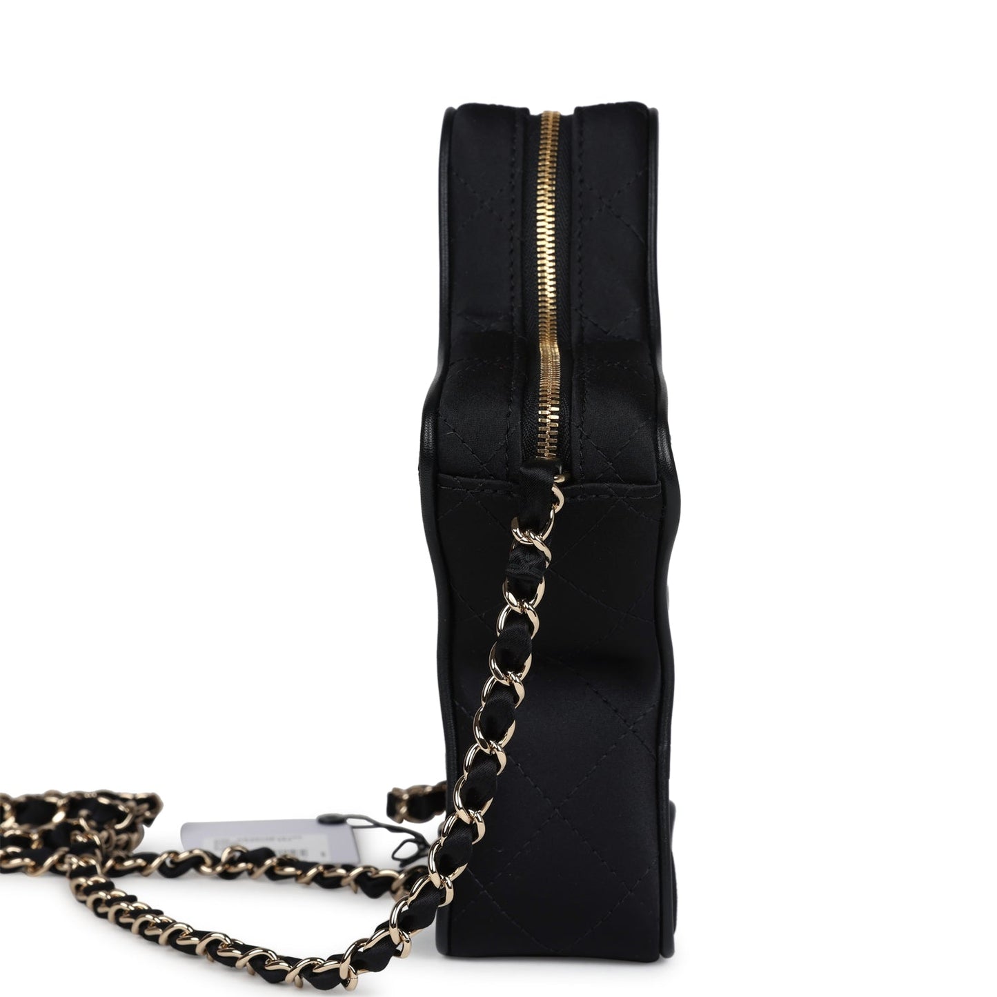 Chanel Star Black Satin Light Gold Hardware Accessory