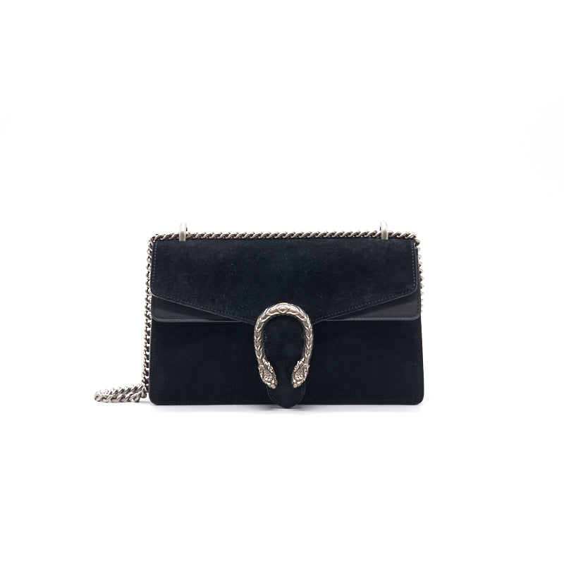 Gucci Dionysus Shw Handbag Black Medium Travel Bag Black Shw