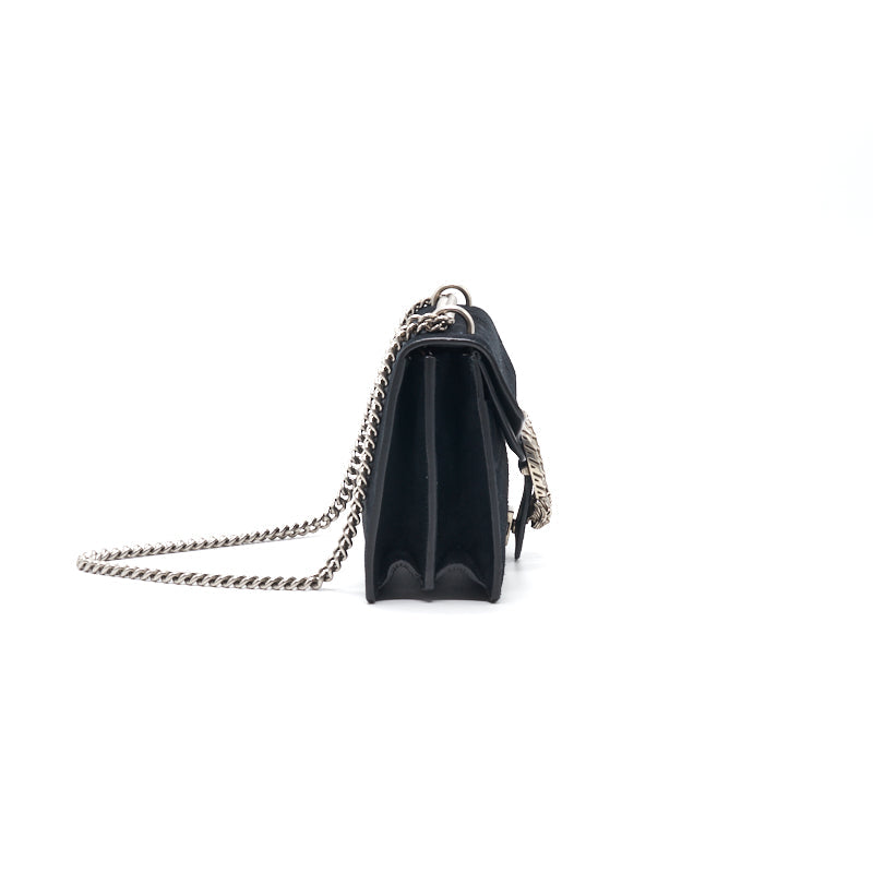 Gucci Dionysus Shw Handbag Black Medium Travel Bag Black Shw