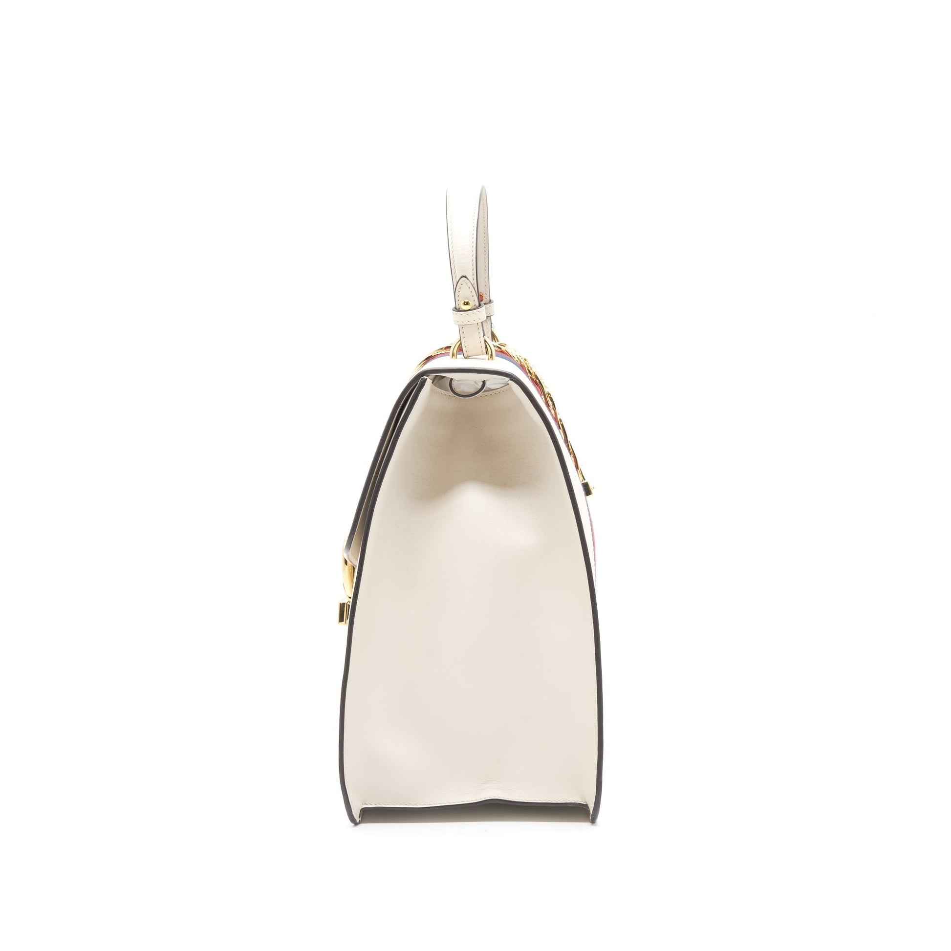 Gucci Sylvie Tote Bag White Large