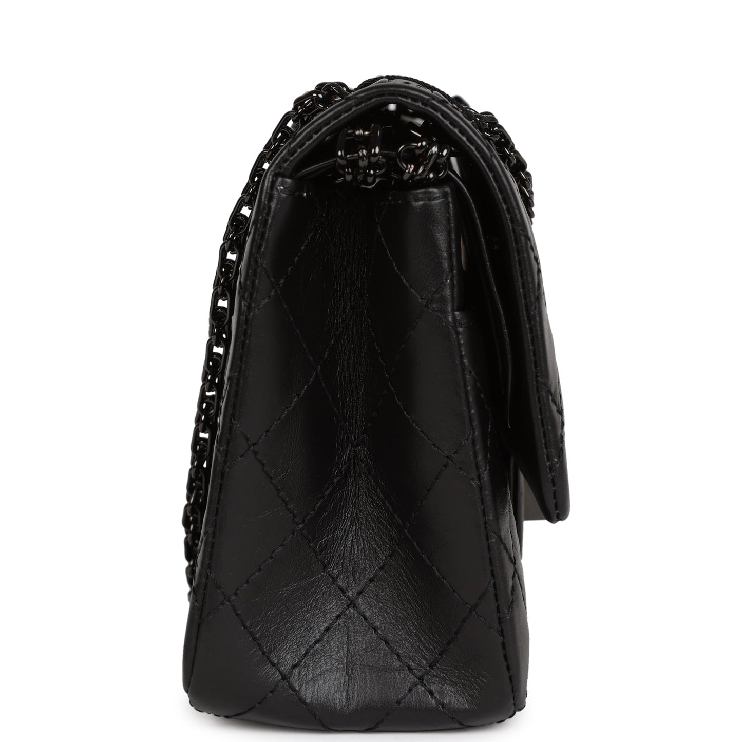 Chanel Small Reissue 226 2.55 SO Black Aged Calfskin Black Hardware Accessory