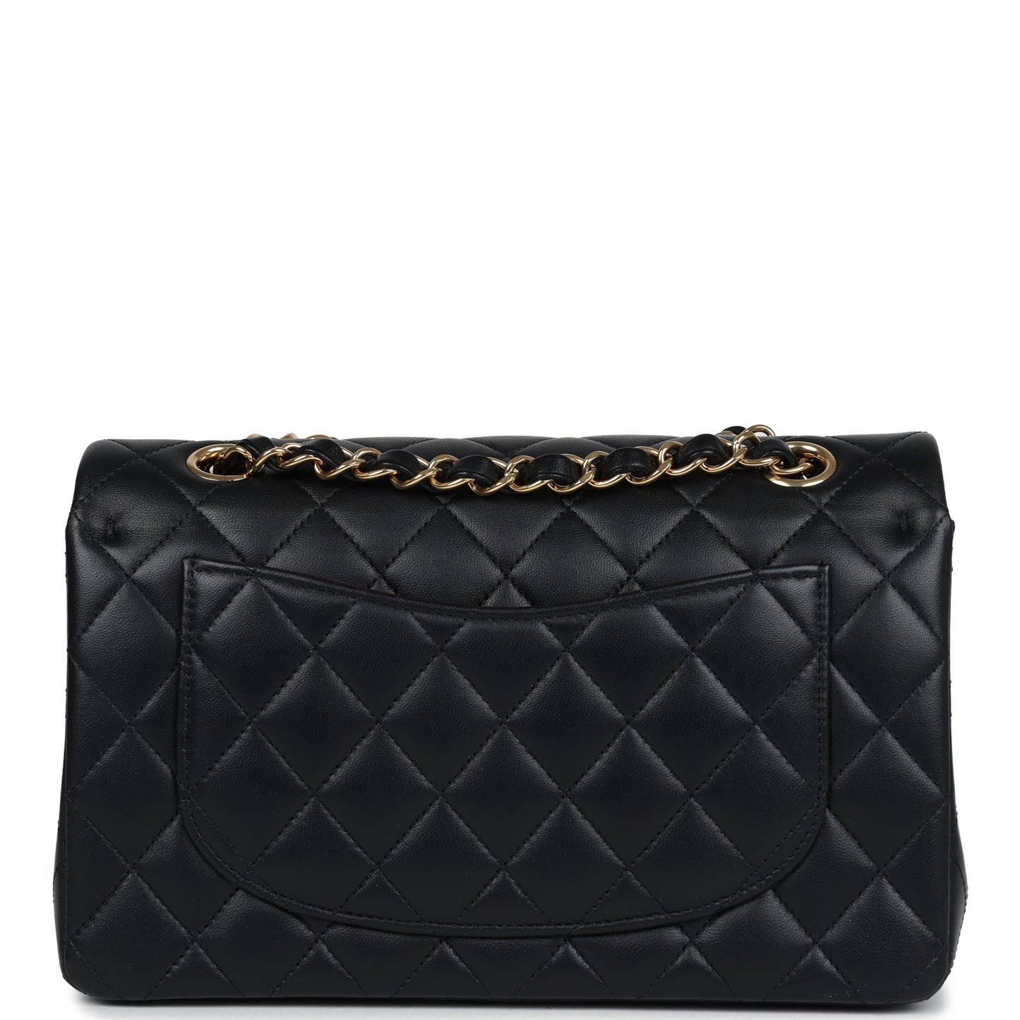 Chanel Small Classic Double Flap Black Lambskin Gold Hardware Accessory