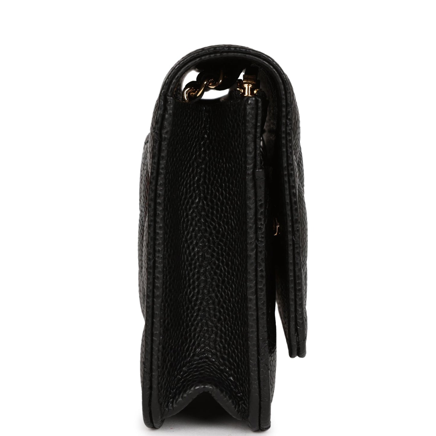 Chanel Wallet On Chain WOC Black Caviar Gold Hardware Bag