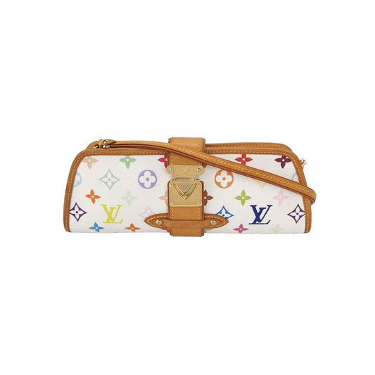 Louis Vuitton x Takashi Murakami Shirley White Multicolor Shoulder Bag