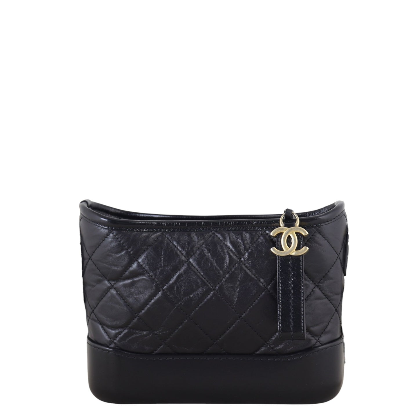 Chanel Gabrielle Hobo Quilted Black Shoulder Bag