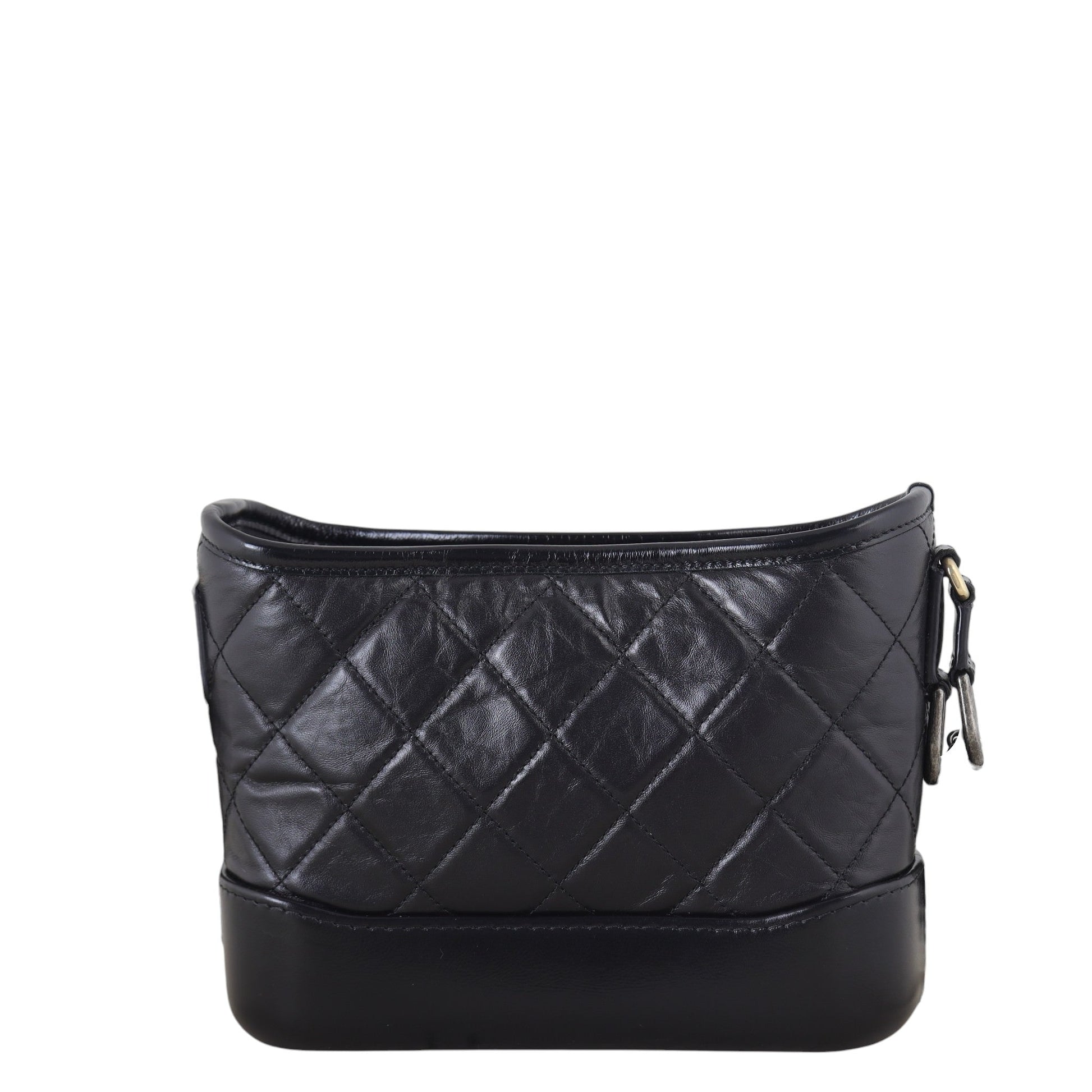 Chanel Gabrielle Hobo Quilted Black Shoulder Bag