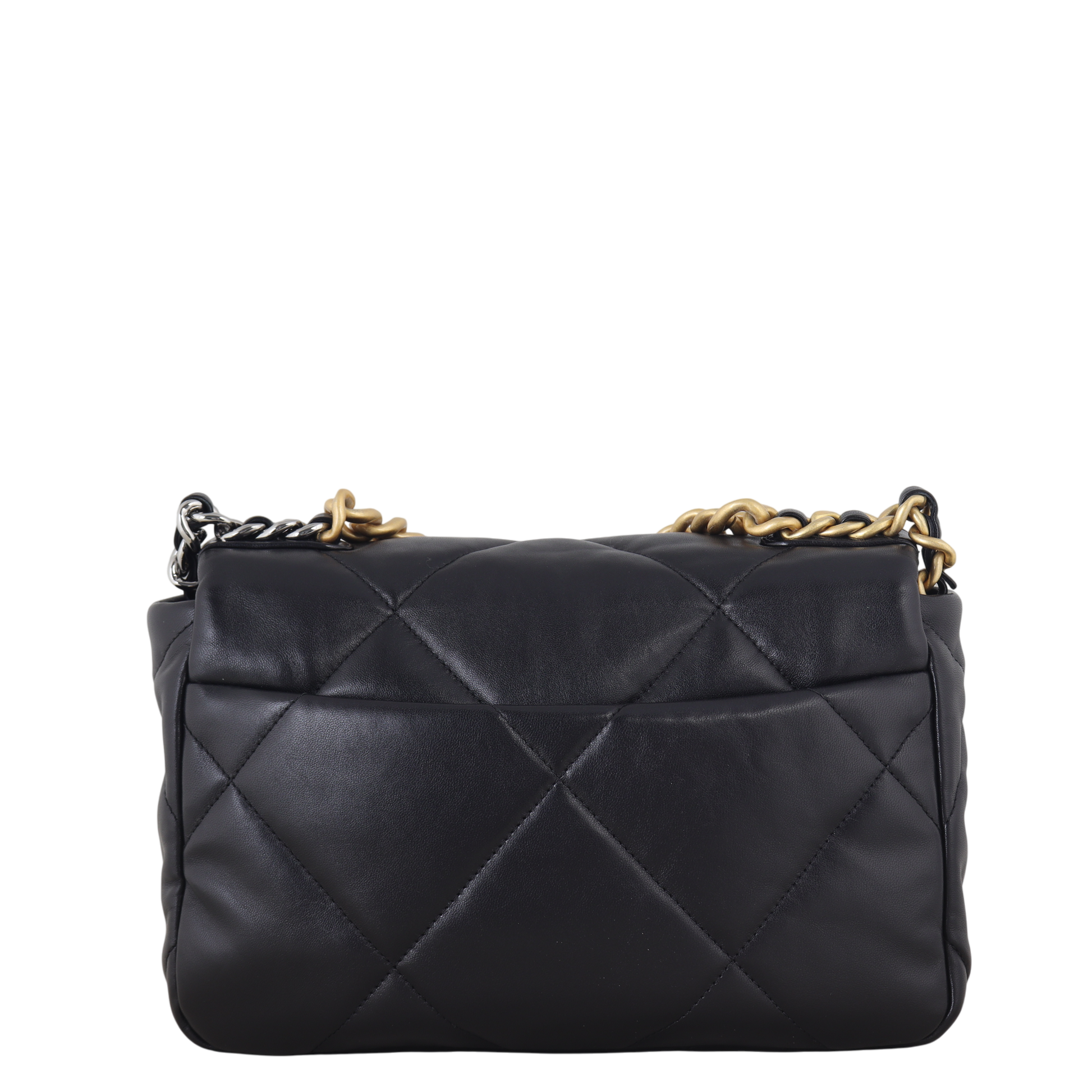 Chanel 19 Flap Bag Quilted Black Crossbody Bag Medium 24112025