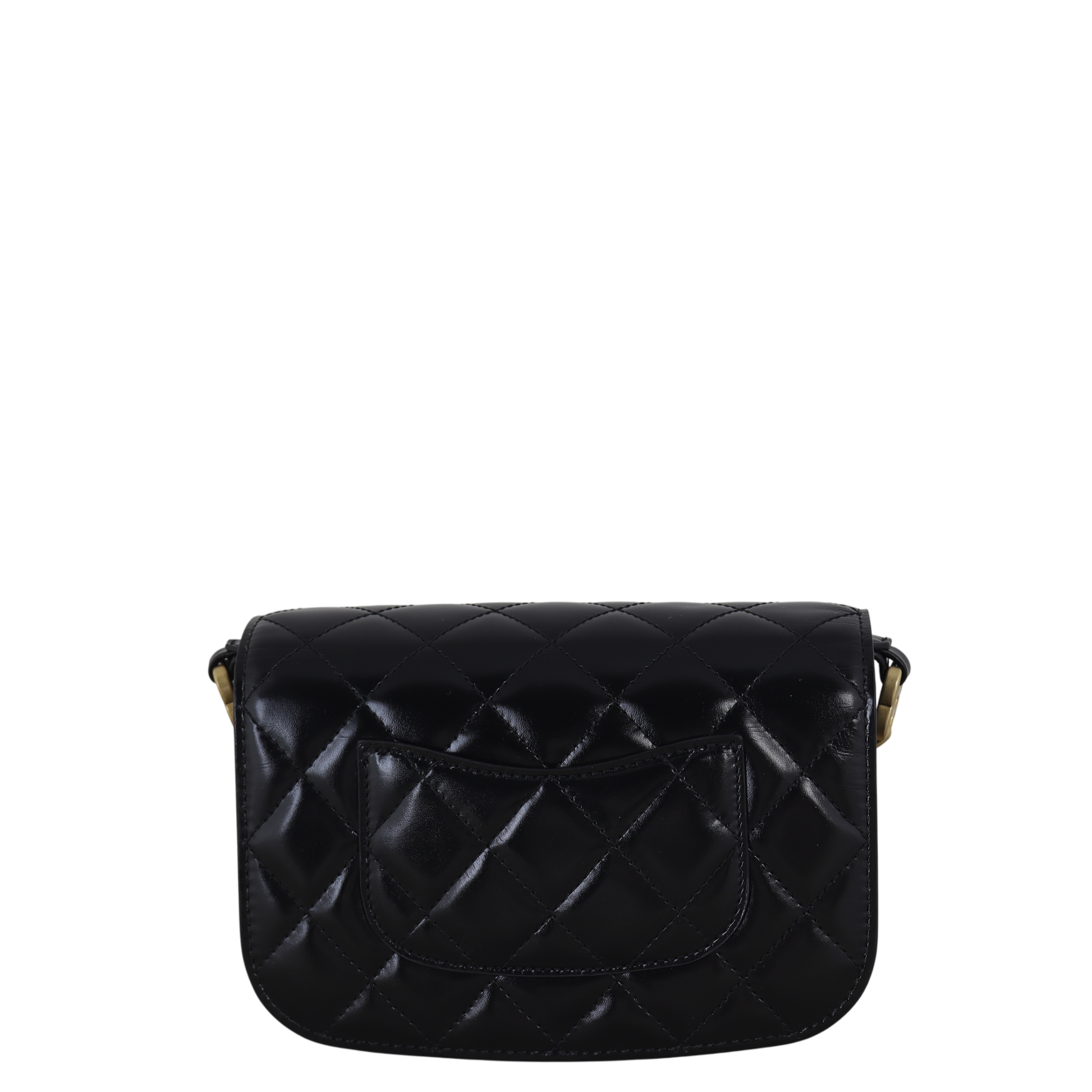 Chanel CC Messenger Bag Quilted Mini Crossbody Bag