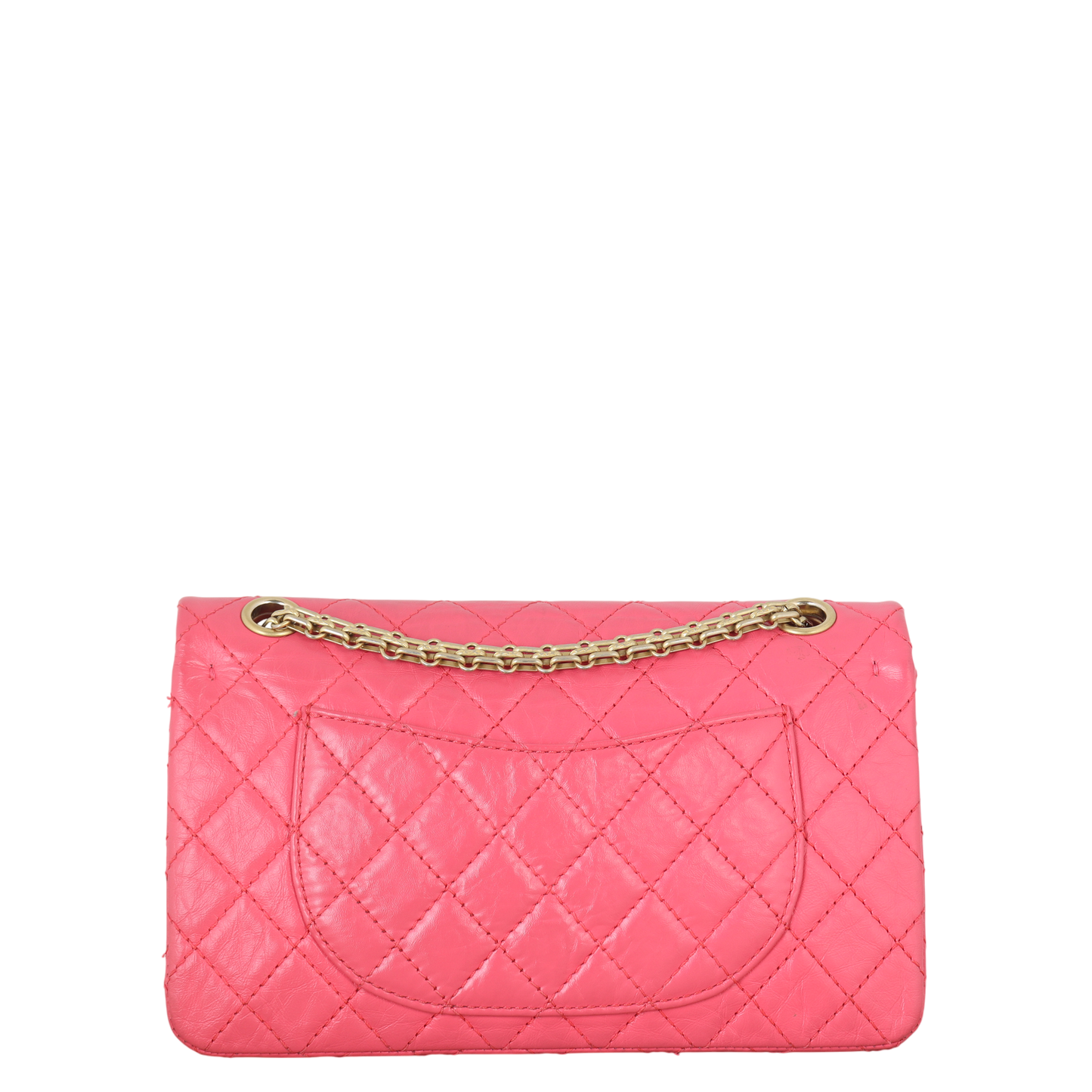 Chanel 2.55 Reissue 226 Double Bag Quilted Pink Crossbody Bag