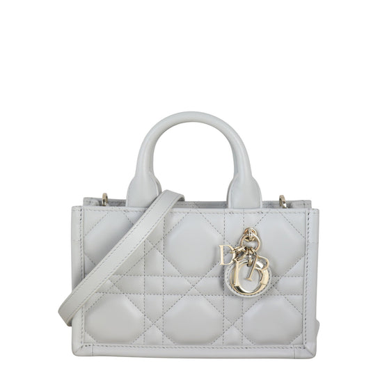 Dior Tote Bag Book Tote Macrocannage Mini Small Shoulder Bag