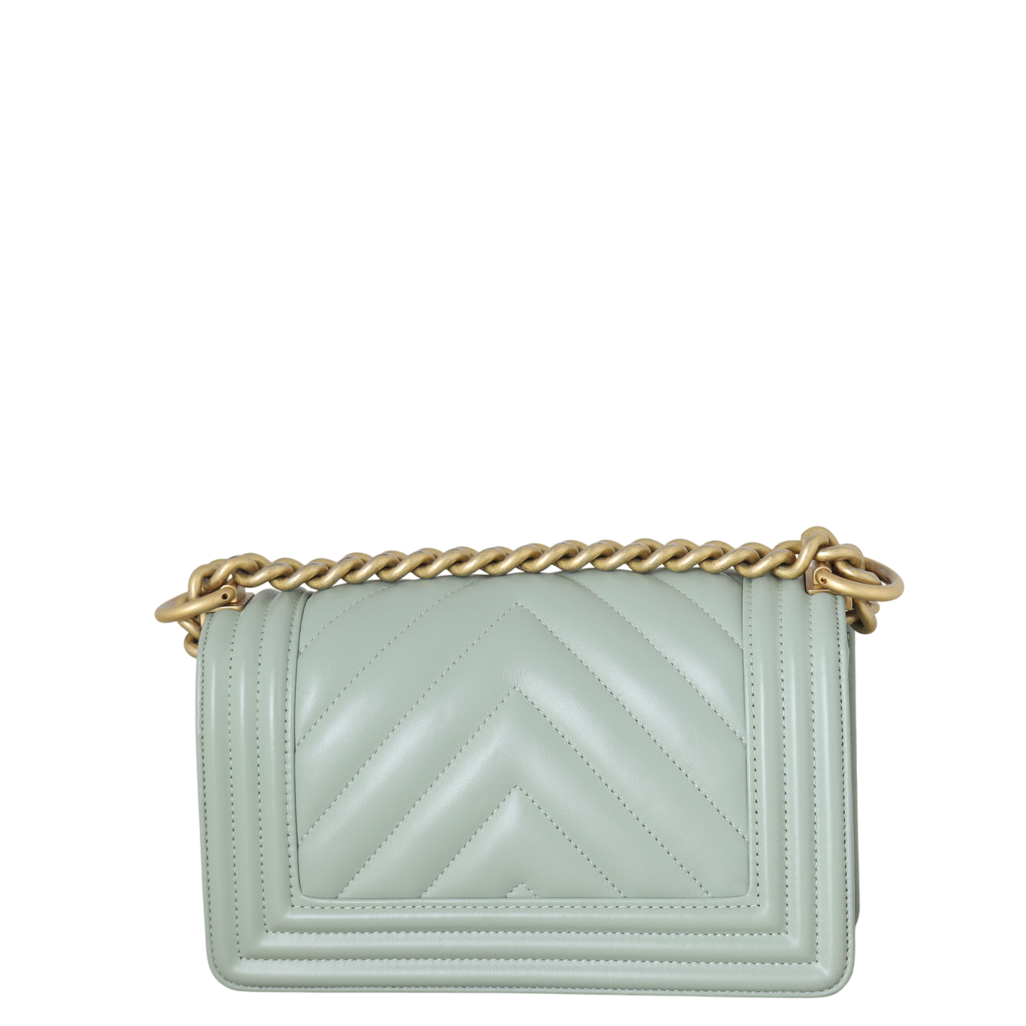 Chanel Boy Chevron Handbag Quilted Small Crossbody Bag