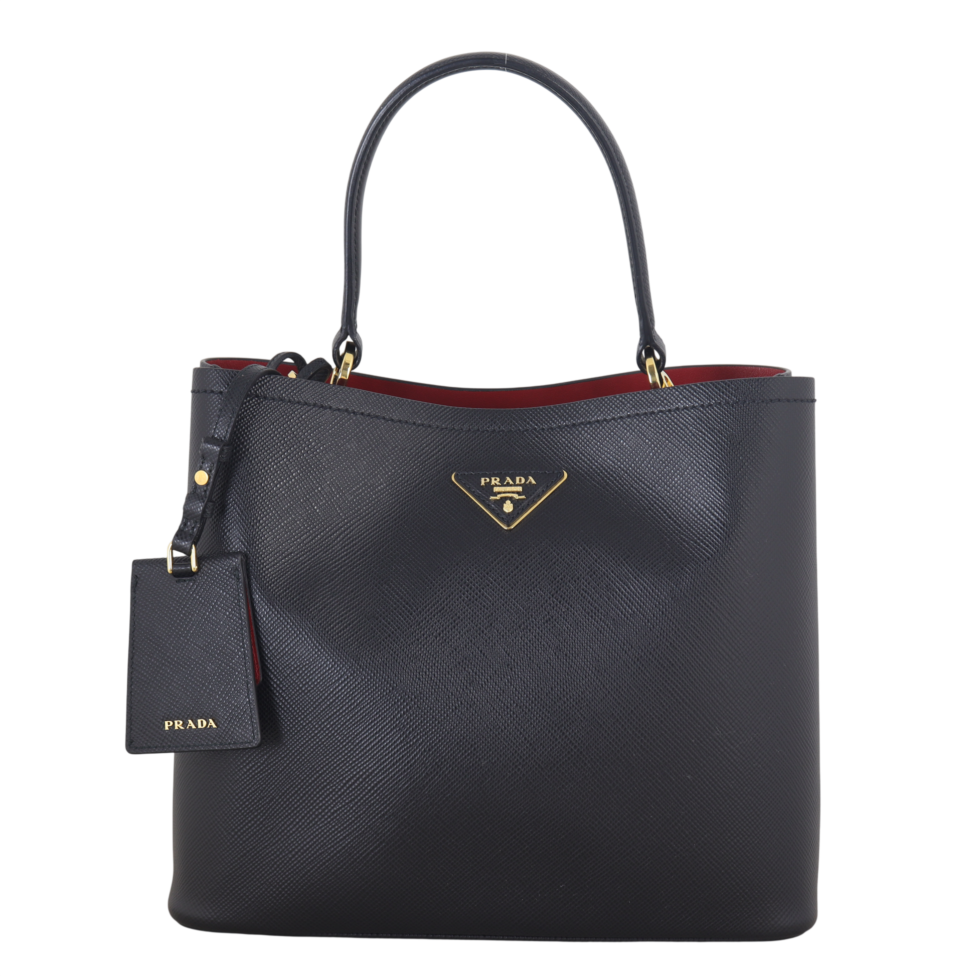 Prada Panier Saffiano Cuir Tote Handbag Large Tote Bag