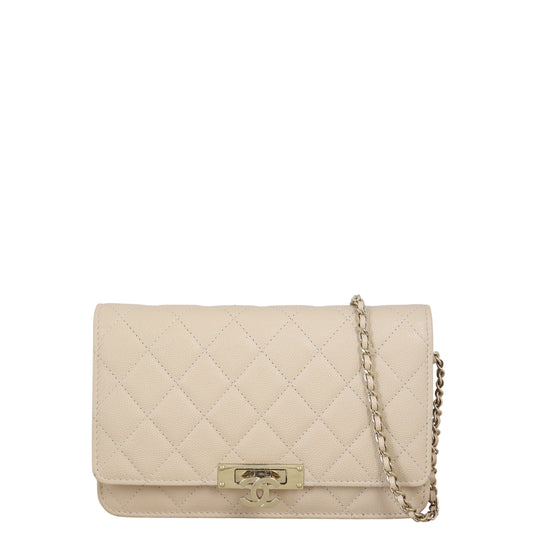 Chanel Golden Class Wallet on Chain Handbag Quilted Crossbody Bag