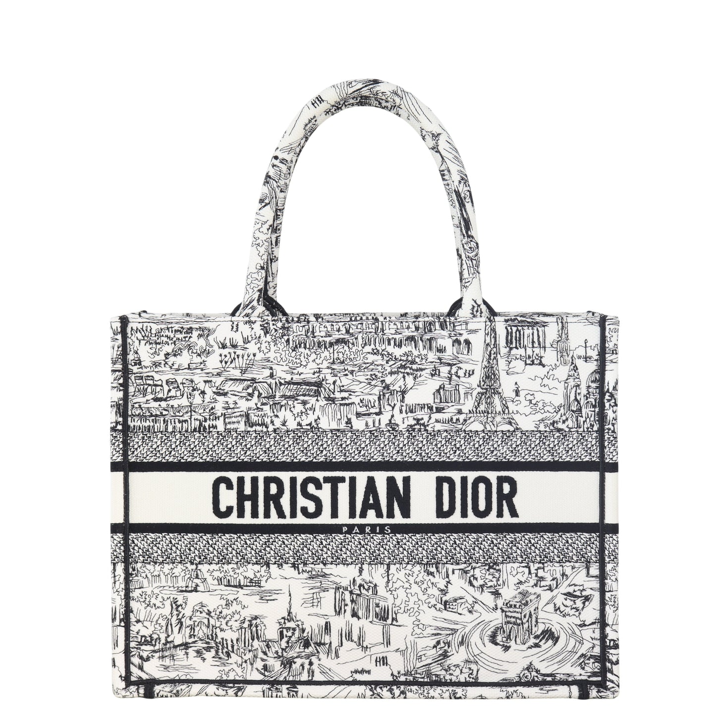 Dior Book Tote Paris All Over Handbag Medium Tote Bag