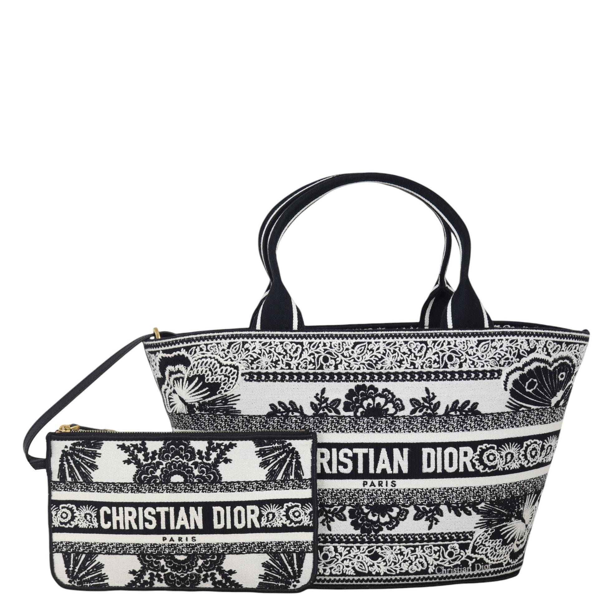 Dior Tote Bag Hat Tote Canvas Basket Shoulder Bag
