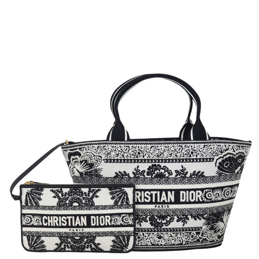 Dior Tote Bag Hat Tote Canvas Basket Shoulder Bag