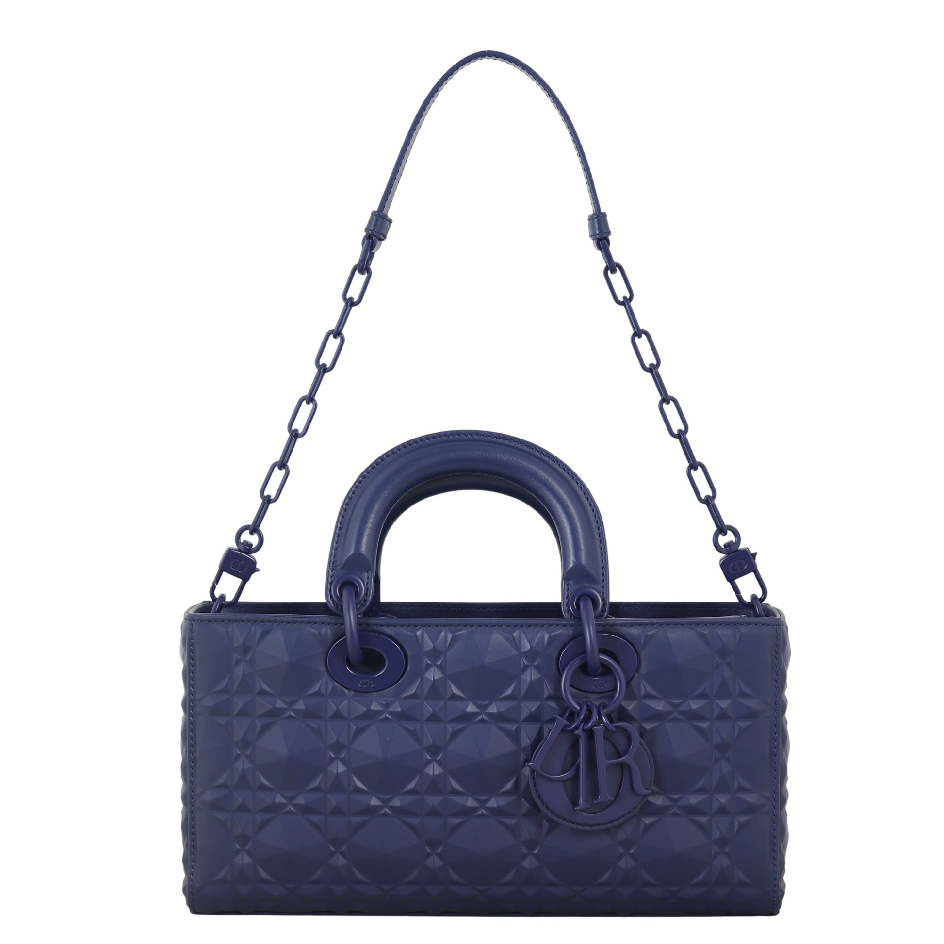 Dior Lady D Joy Diamond Handbag Medium Travel Bag