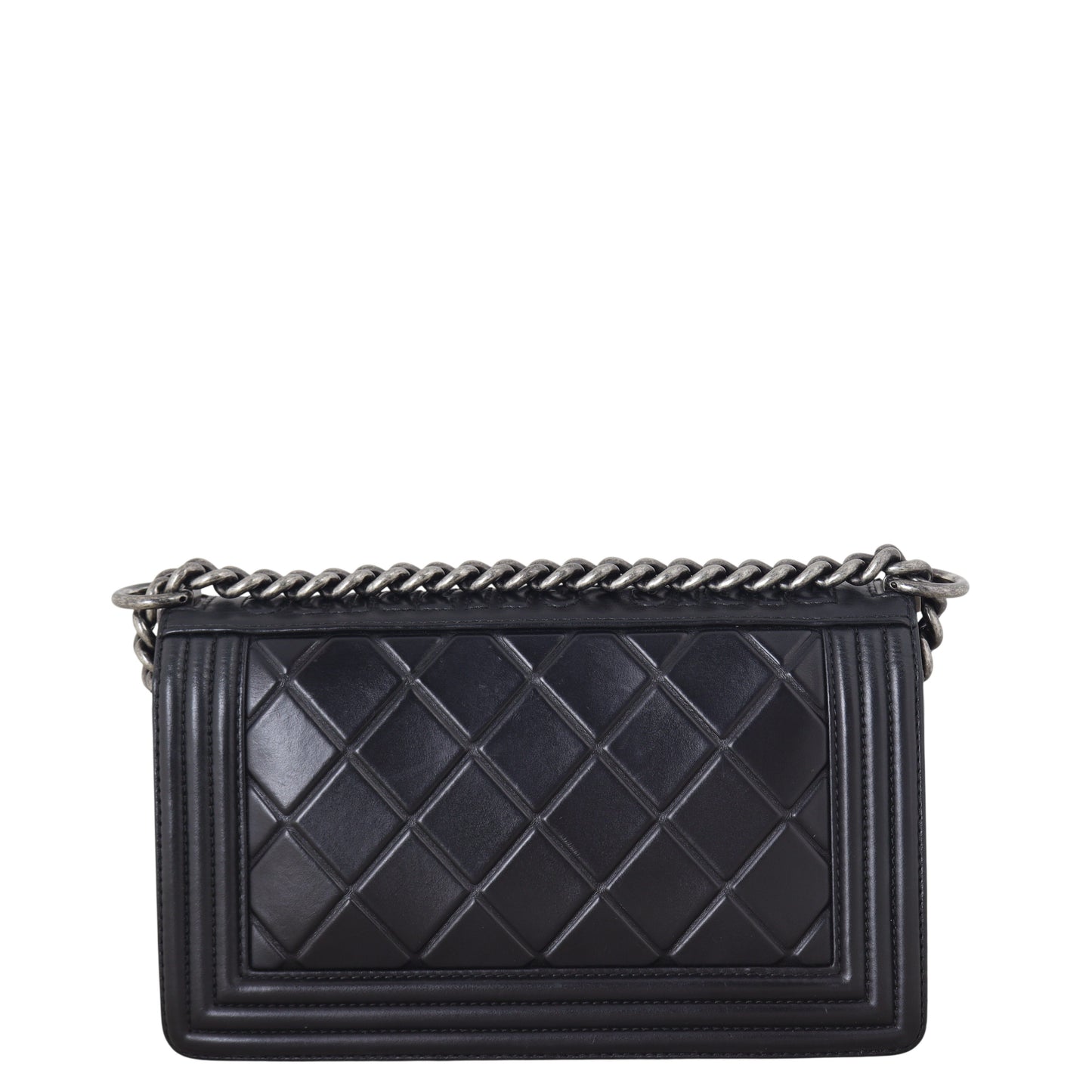Chanel Boy Old Paris-Salzburg Handbag Quilted Black Crossbody Bag