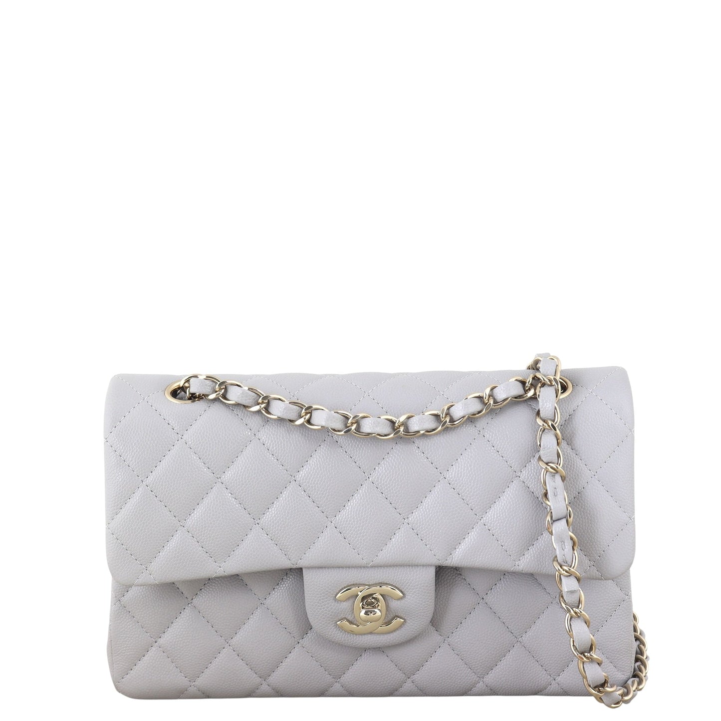 Chanel Classic Double Caviar Handbag Quilted Small Crossbody Bag
