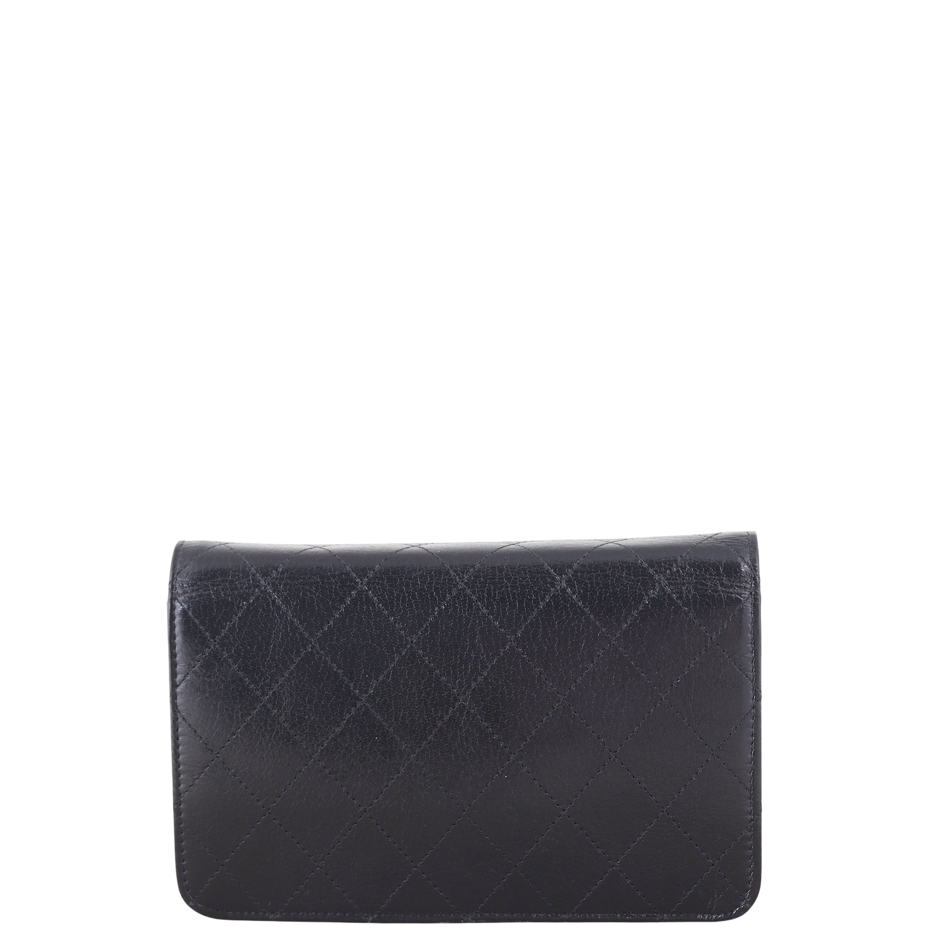 Chanel Golden Class Wallet on Chain Handbag Quilted Black Crossbody Bag