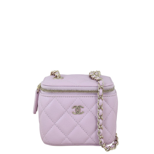 Chanel Vanity Case Bag Quilted Mini Crossbody Bag