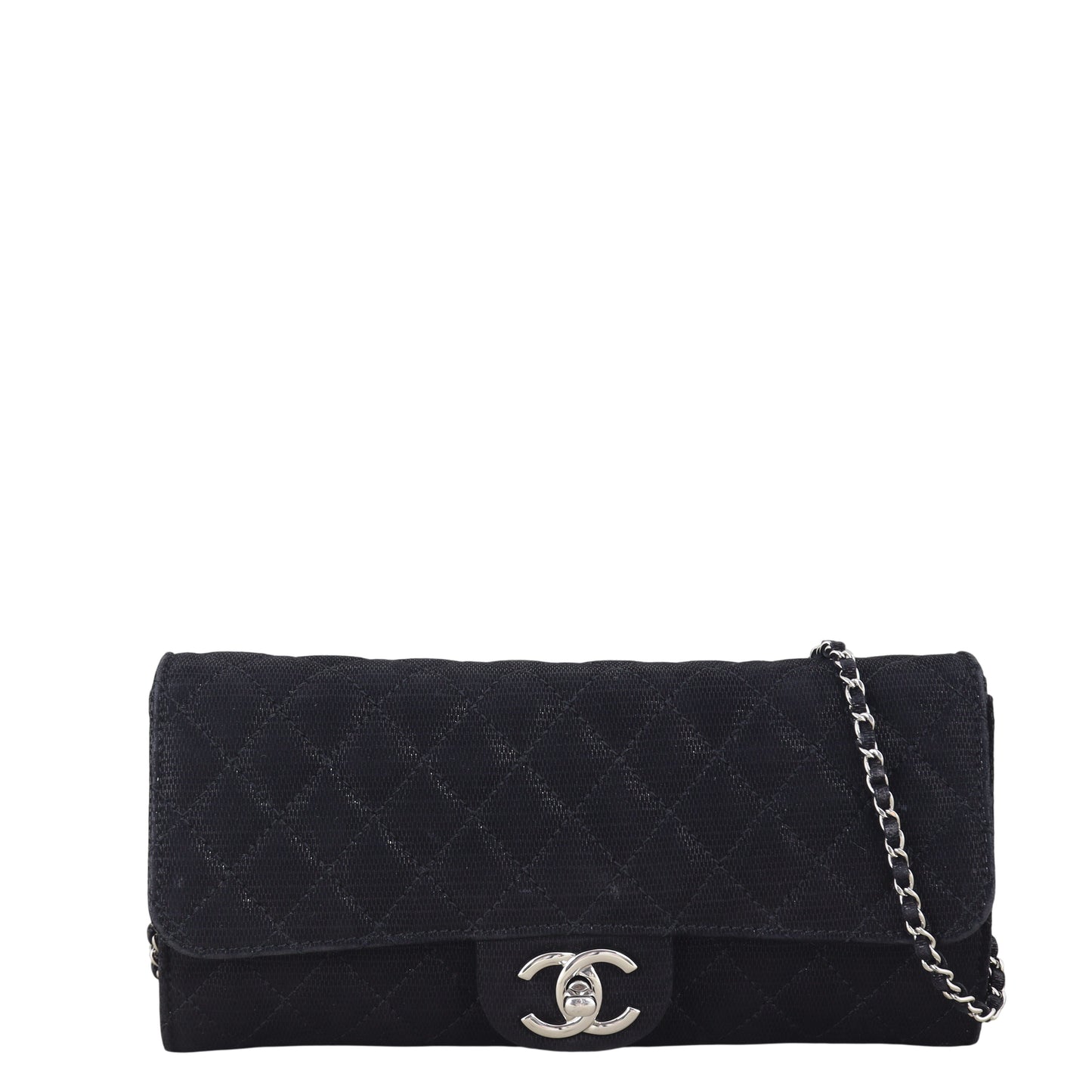 Chanel East West Wallet on Chain Handbag Quilted Black Shoulder Bag