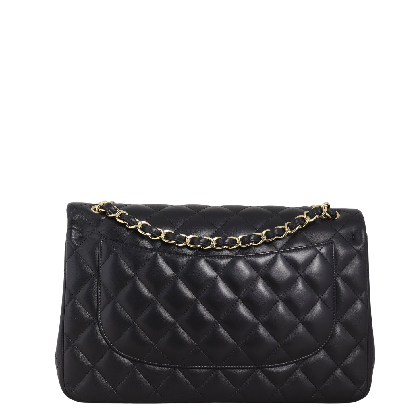 Chanel Classic Double Jumbo Lambskin Handbag Flap
