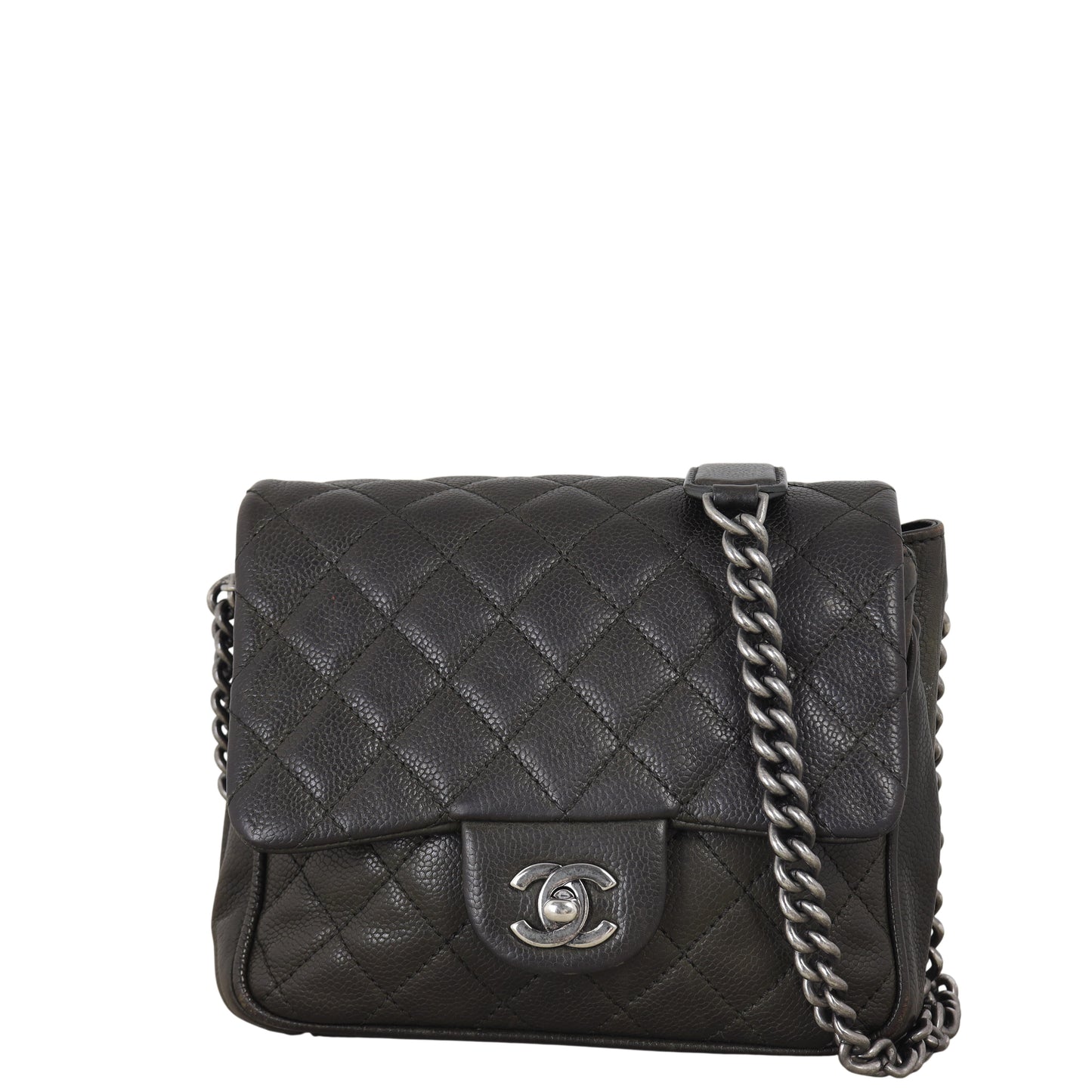 Chanel Rock In Rome Flap Bag Quilted Brown Shoulder Bag