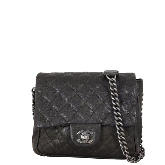 Chanel Rock In Rome Flap Bag Quilted Brown Shoulder Bag