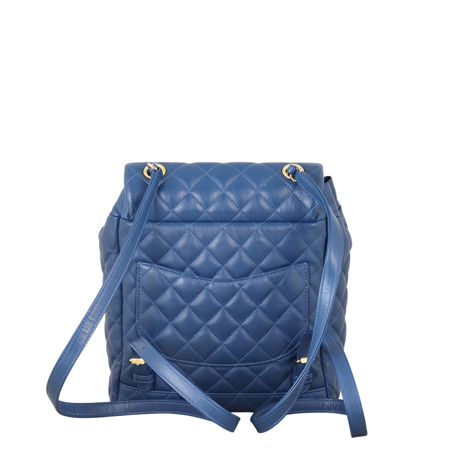 Chanel Urban Spirit Backpack Quilted Blue