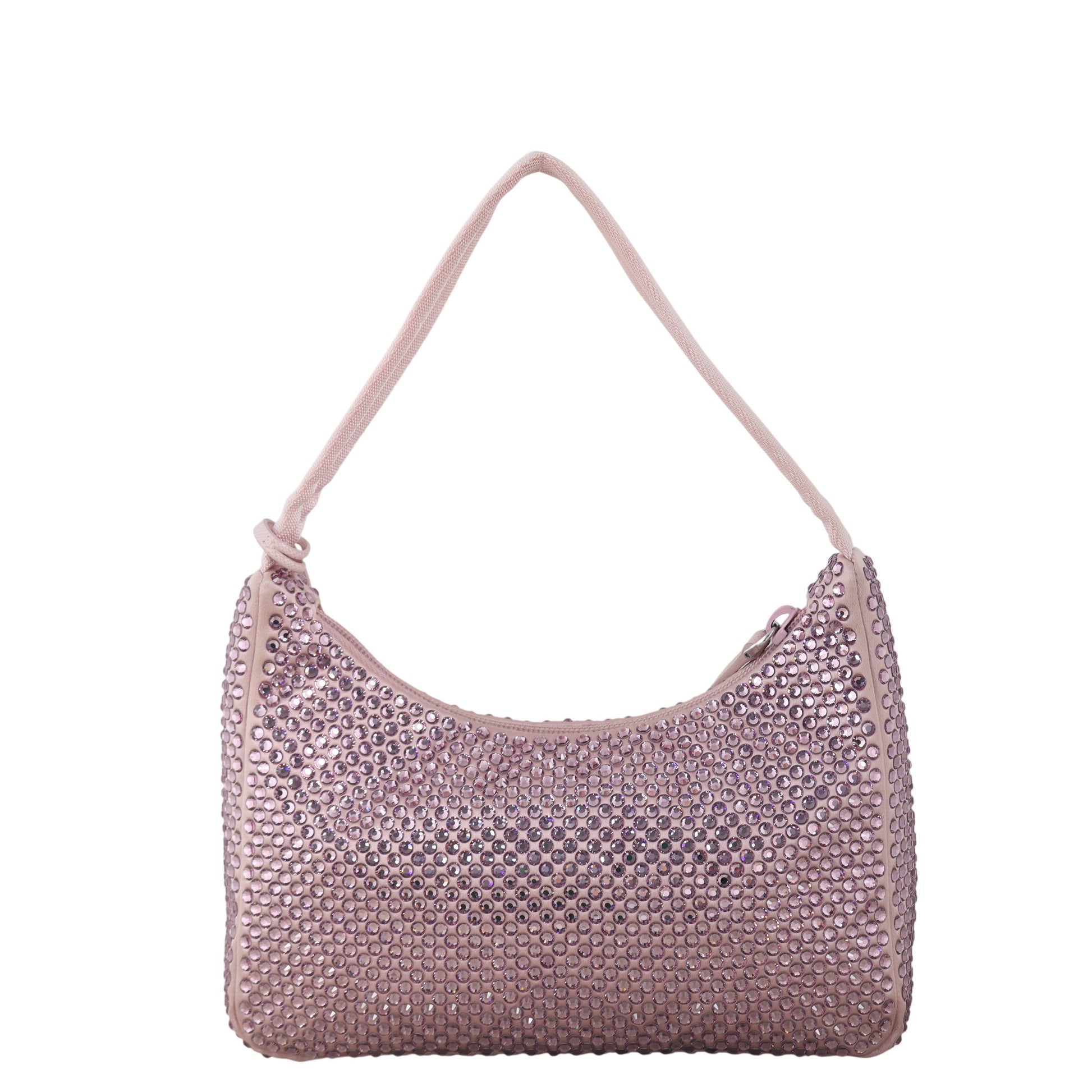 Prada Re Edition Crystal Bag Satin Mini Travel Bag