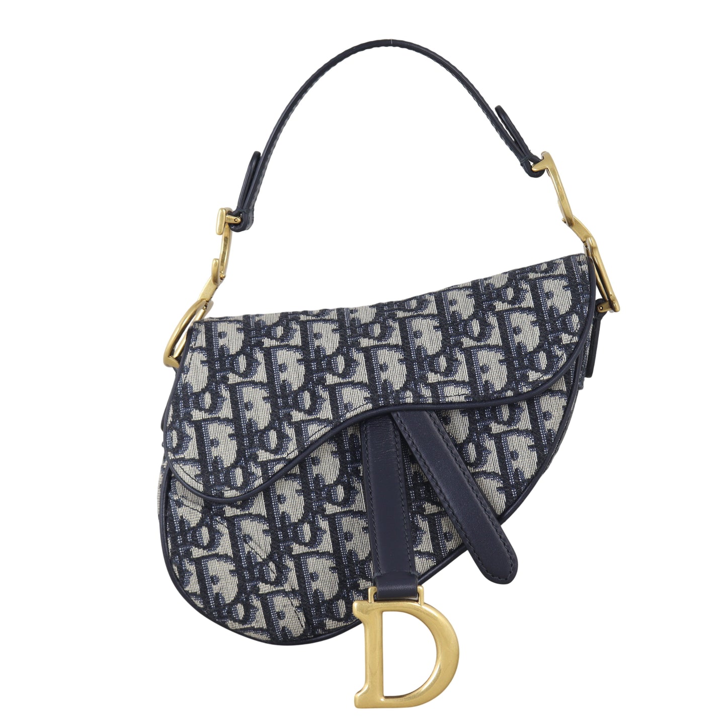 Dior Shoulder Bag Saddle Bag Oblique 2 Canvas Mini Small