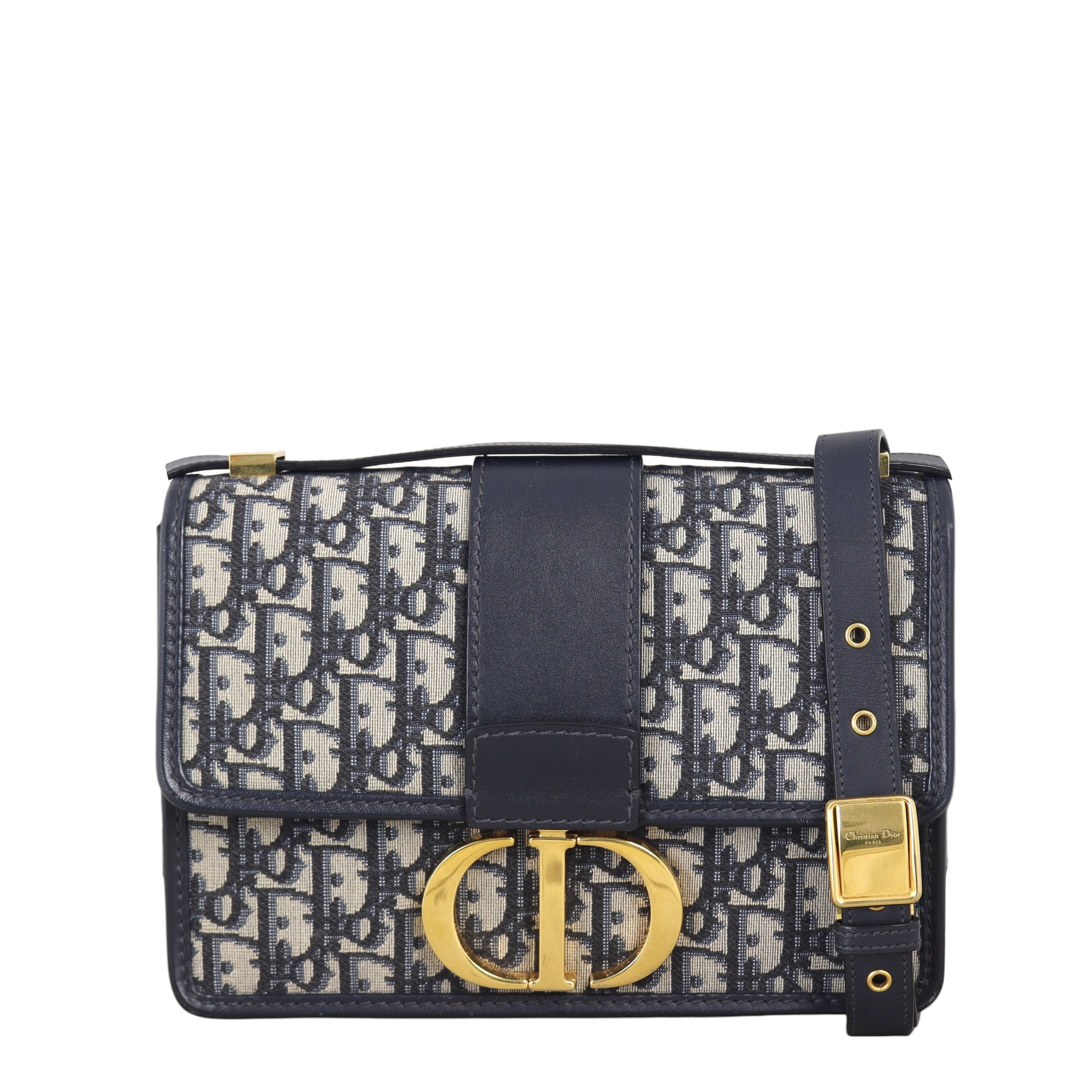 Dior Crossbody Bag 30 Montaigne Bag Oblique 3 Canvas Shoulder Bag