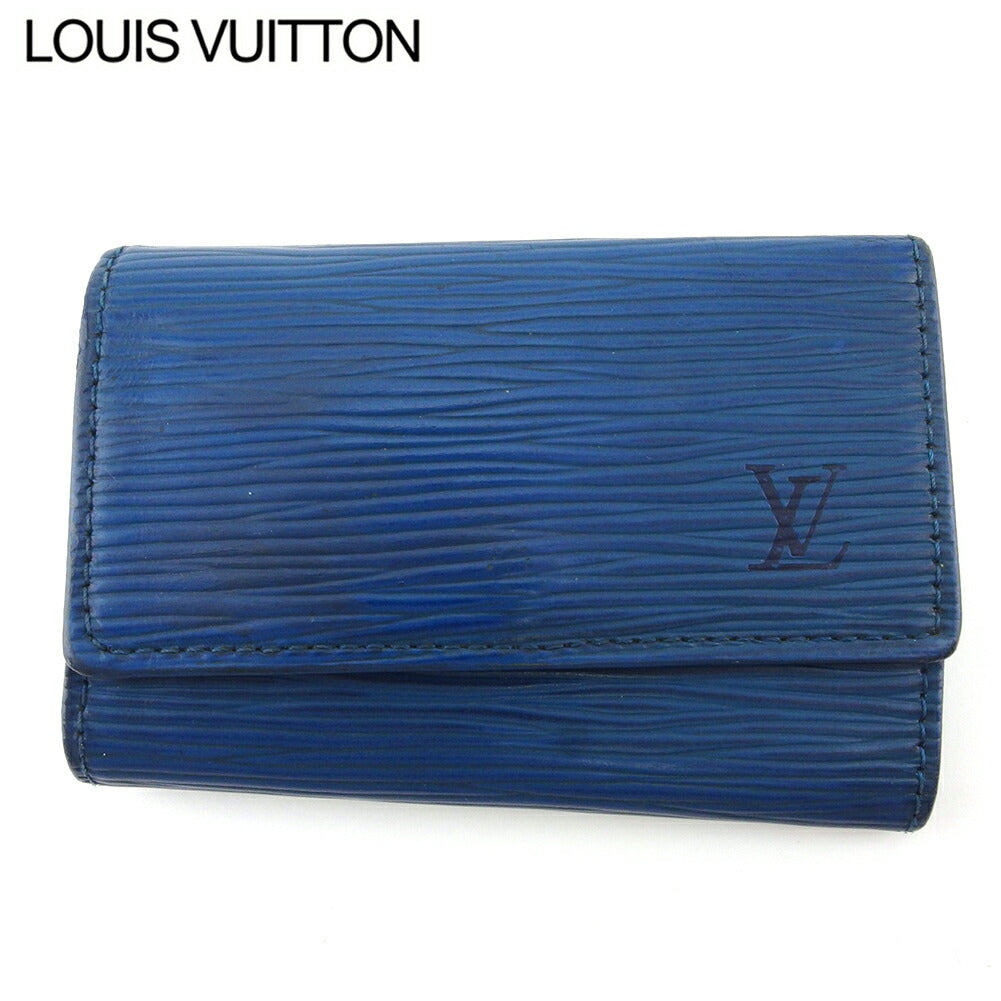 Louis Vuitton Key holder M63815 Multicles6 Blue Gold Key Chain