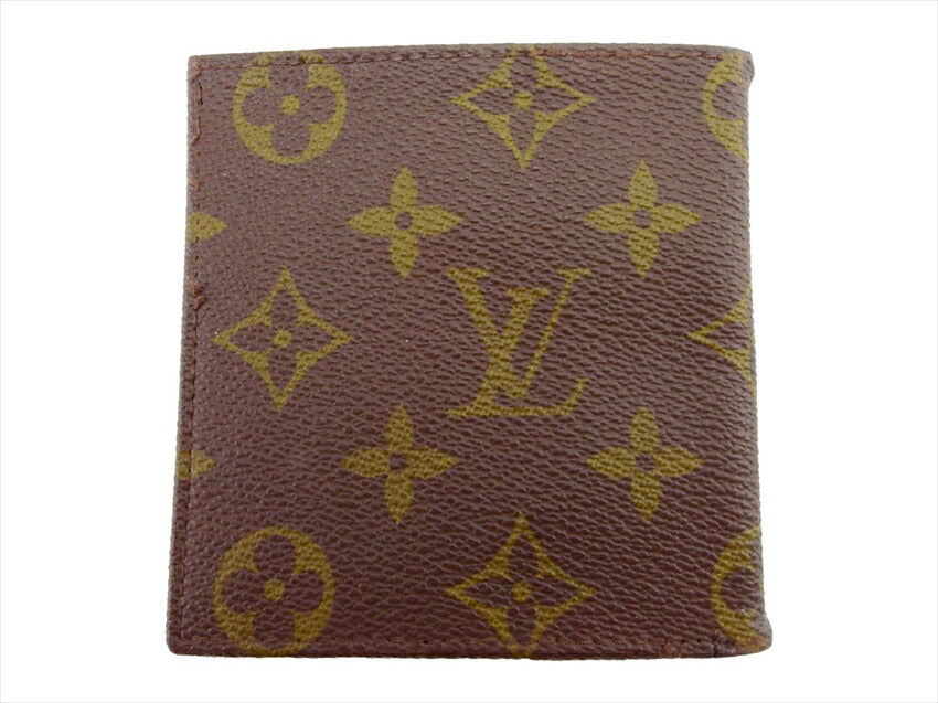 Louis Vuitton Bill Compartment No.142 Porte Billets Brown Beige Blue Handbag