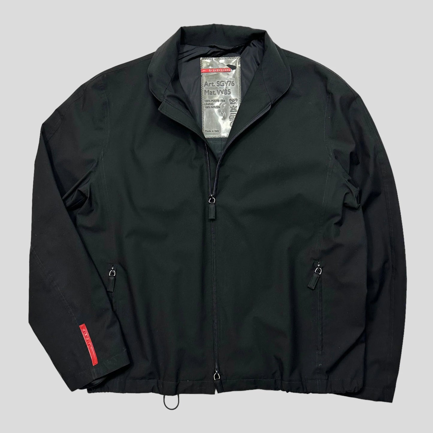 Prada Handbag Sport Prototype Goretex Mock Neck Harrington Jacket