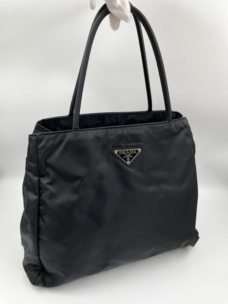 Prada Tote Bag Nylon Black Tote 3 2