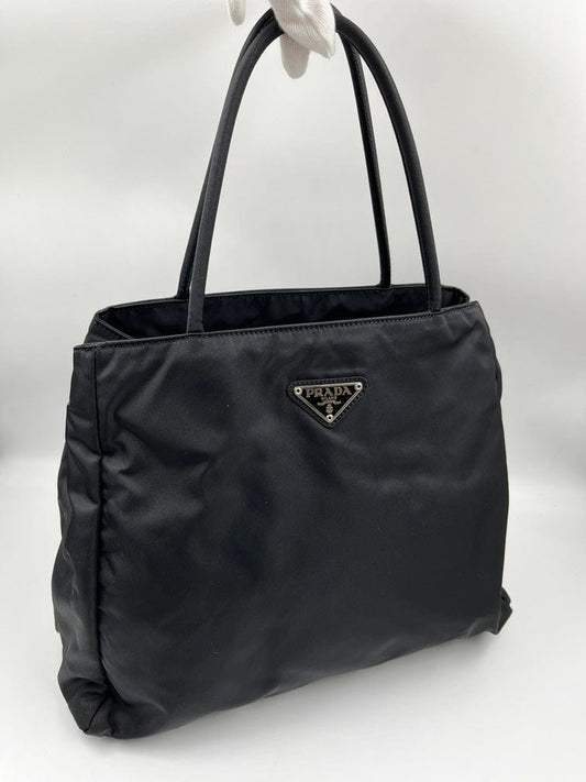Prada Tote Bag Nylon Black Tote 3 2